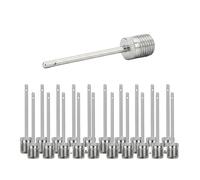 Lionstrike Stainless Steel Ball Pump Needle, Football Pump Needle, Ball Inflator Needle with Side Holes For Inflating Various Sports Balls (20 Pack Needle Set)