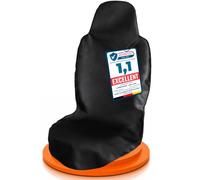 LIONSTRONG® Car Seat Covers for Cars [Waterproof] - Dirt Resistent - Washable - Car Sweat Towel Seat Cover - Universal - Imitation Leather