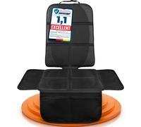 LIONSTRONG® Car Seat Protector for Child Seat [ISOFIX compatible]- Seat Cover for Infant Seat waterproof - Carseat Seat Protectors Baby - Car Seat Mat Dirt resistant - black