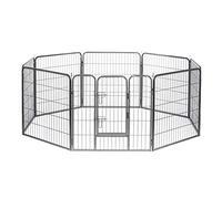 lionto by dibea Outdoor Enclosure Puppies Grid Free Run Small Animals (M) 80 x 80 cm