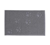 lionto Cat Litter Mat Made of PVC, Dirt Trap Mat, 60 x 90 cm, Grey