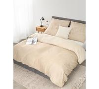 lionto dibea Renforcé reversible bed linen made of 100% cotton, 155 x 220 cm, pillowcase 80 x 80 cm, 2-piece bed linen for any season, easy to clean and dimensionally stable, includes Oeko-Tex