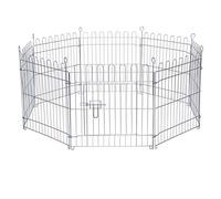 lionto Metal Playpen for Rabbits and Small Pets, 59 x 58 cm