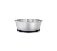 lionto Stainless Steel Food Bowl, 600ml, Food Grade Dog Bowl with Non-Slip Silicone Base, Rustproof Water Bowl for Dogs and Cats, Dishwasher Safe