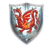 Liontouch Amber Dragon Knight Shield | Medieval Pretend Play Foam Toy For Children Ready For Adventures in the Kingdom | Safe Weapons & Battle Accesory For Kid’s Dress Up, Roleplay & Royal Costumes