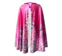 Liontouch - Crystal Princess Cape For Girls - Age 3-8 Years | One Size | Pink & Silver Royal Cloak | Princess Dress Up, Fairy Tale Adventures, Role Play & Costume Fun