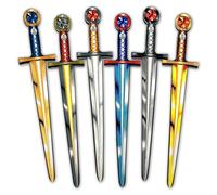 Liontouch - Foam Sword Collection, 6-Pack | For Boys & Girls, 3+ Years | Set of Medieval Toy Swords For Play Fights | Durable & Safe Dress-Up & Knight Costume Accessory For Roleplay & Pretend Play