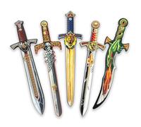 Liontouch - Foam Sword Set For Kids, 5-Pack - Age 3+ Years | Includes 5 Toy Swords In Fantasy, Viking, Pirate, King & Prince Designs | Safe Battle Playfighting, Role Play & Adventures