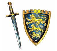 Liontouch - King Toy Sword & Shield For Boys - 3-6 Years | Pretend Play Set In Foam in Medieval Regal Style For Kids & Toddlers | Safe Weapons & Battle Accessories For Royal Costumes & Dress Up