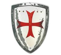 Liontouch Maltese Knight Shield - 39,5 x 29,8 cm | Medieval Pretend Play Foam Toy For Children With Classic Red Cross Theme | Safe Weapons & Battle Accessory For Kid’s Dress Up & Costumes