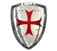 Liontouch - Maltese Knight Shield - Age 3-8 Years | Medieval Pretend Play Foam Toy For Children With Classic Red Cross Theme | Safe Weapons & Battle Accessory For Kid’s Dress Up & Costumes
