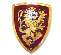 Liontouch - Noble Knight Foam Shield For Kids, Red/Large - Age 3-8