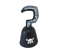 Liontouch - Pirate Hook - Captain Red Stripe - Age 3-8 Years | Pretend Play Foam Toy For Boy Toddlers with Skull Motive | Ideal Accessory For Dress Up & Costumes for Sailing the Caribbeans