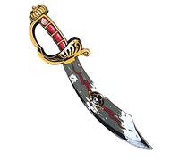 Liontouch - Pirate Sabre - Captain Cross, Age 5+, Pretend Play Skull Toy For Boys, Safe Cutlass-Like Foam Sword for Sailing the Caribbeans, Ideal Accessory For Dress Up & Costumes