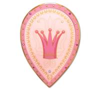 Liontouch - Queen Rosa Foam Shield For Girls - Age 3-8 Yearsx | Pink Royal Design Inspired By Medieval Legends | Battle Accessory For Role Play, Costume Adventures & Play Fights