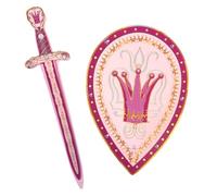 Liontouch - Queen Rosa Toy Set For Girls - 3-6 years | Pink Foam Sword & Shield For Pretend Play For Toddlers In Glittering Medieval Style | Safe & Durable Accessories For Royal Dress Up & Costumes