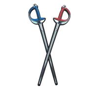Liontouch - Sports Fencing Sabres, Red & Blue | For Boys & Girls Aged 3+ Years | Foam Toy For Kids In Realistic Design | Safe And Playful Introduction & Practice Weapon For Young Fencers & Children