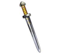 Liontouch - Viking Sword, Gold Handle | For Boys Aged 3+ Years | Workshop Master Sven's Authentic Warrior Toys | Safe Medieval Weapon Accessory In Foam For Little Berserkers’ Roleplay & Costumes