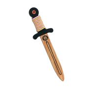 Liontouch - WoodyLion Foam Sword, Gold & Pink - Small, Age 3-6 | Woodlike Toy Dagger With Gemstone | Looks Like Wood For Outdoor Play, Dress Up & Adventures For Girls
