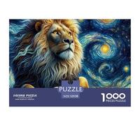 LionUltimate Challenge Jigsaw Puzzles for Adults Fierce Lion Conquer The 1000-Piece (Advanced) Impossible, Hard, And Difficult Challenging Puzzle Educational Games - This Is The Pinnacle Gift Jigsaw P