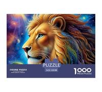 LionUltimate Challenge Jigsaw Puzzles for Adults Fierce Lion Conquer The 1000-Piece (Advanced) Impossible, Hard, And Difficult Challenging Puzzle Educational Games - This Is The Pinnacle Gift Jigsaw P