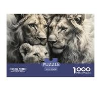 LionUltimate Challenge Jigsaw Puzzles for Adults Fierce Lion Conquer The 1000-Piece (Advanced) Impossible, Hard, And Difficult Challenging Puzzle Educational Games - This Is The Pinnacle Gift Jigsaw P
