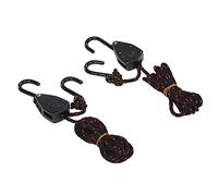 LIOOBO 1/8" Heavy Duty Ratchet Hangers - Adjustable Rope Hangers Light Rope Hangers