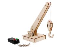 LIOOBO 1 Set Crane Model Assemble DIY Science Education Kit for Inspiring Curiosity and Creativity for Learning Basic Physics and Stem Concepts Selection Random Color