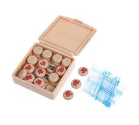 LIOOBO 1 Set Dollhouse Miniature Chess Board Game - Small Chinese Chess Set Miniature Board Games Model for Dollhouse Furniture Accessories