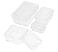 LIOOBO 1 Set Miniature Lunch Box Decorative Dollhouse Storage Boxes Realistic Kitchen Accessories for Creative Play Material for DIY Projects and Home Decor