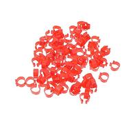 LIOOBO 100Pcs Chicken Leg Bands Poultry Identification Rings for Chickens Ducks Geese Multi Functional Foot Rings for Easy Breed Classification