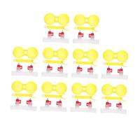 LIOOBO 10pcs Automatic Chicken Drinker Nipples Cups for Poultry Ball-valve Waterer System Easy Install Clean Drinking for Chickens Quail Pigeons and Birds