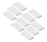 LIOOBO 10pcs Guitar Nut Bone Nut Blank White Bone Material Support for Guitar Strings Pure Stable Sound Replacement and Maintenance