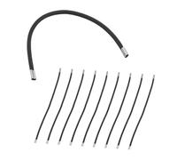 LIOOBO 10pcs Microphone Shock Mount Bands Mic Holder Rubber Bands for Condenser Mic Clip Adapter Replacement for Home Studio and Outdoor Interviews