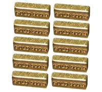 LIOOBO 10pcs Miniature Model Dollhouse Accessories Small Simulated Bricks Set for Miniature Scene Decoration and Photography Props