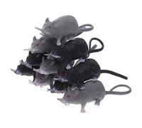 LIOOBO 10pcs Realistic Plastic Rat Halloween Decorations Small Mouse Models for Spooky Party Supplies Prank Haunted House Layouts Fun Scary Accessories