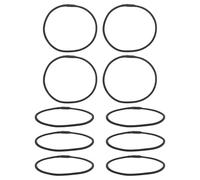 LIOOBO 10Pcs Shock Mount Elastic Bands for Microphone Holder Clip, Anti-Vibration Rubber Cords Compatible Condenser Mic Shock Clamp, Suitable for Desktop Mic Stand and Suspension Arms