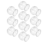 LIOOBO 10pcs Transparent Ecological Bottles Succulent Planters Landscape Vessels for Indoor Desk Plant Holders Moss Propagation Containers for Office Decor