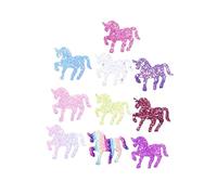 LIOOBO 10pcs Unicorn Hairpin Clip Chunky Glitter for Girls Gifts Newborn for Christmas Year's Day