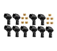 LIOOBO 10Pcs Wireless Mic Clip Holder Microphone Stand Clamp for Easy Installation and Durable Pe Design for Various Occasions