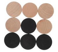 LIOOBO 10pcs Wooden Sling Puck Chess for Family Tabletop Game Interactive Smooth Finish Accessories for Party Play and Social Events Space-saving Design