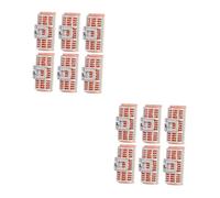 LIOOBO 12pcs Hair Curler Spring Clip Rollers DIY Hairstyle Home Use for Bangs and Hair Heatless Curler Styling Tool