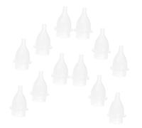 LIOOBO 12pcs Silicone Nasal Clearing Device for Newborns and Toddlers Manual Nose with Replacement Tips Anti-backflow Design for Mucus Removal and Easy Cleaning