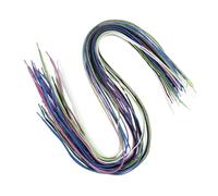LIOOBO 16pairs Pearlescent Shoelaces Flat Shoelace for Sneakers Casual Men Women's Shoe Lace Strings Random Laces for Trainers