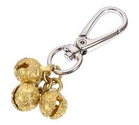 LIOOBO 1pc Metal Keychain Bell Pendant for DIY Decoration Chic Bag Charm Pet Collar Accessory Unique Design with Smooth Finish for Friends Family