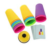 LIOOBO 1Set Colorful Stacking Cups for Educational Early Learning for Reaction Training Portable and Lightweight Interactive Sensory Play for Boys