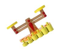 LIOOBO 1Set Wooden Balance Scale Educational Plaything for Montessori Mathematics Teaching Aid Develops Weight Understanding Calculation Skills Safe
