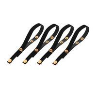 LIOOBO 2 Pairs Adjustable Shoe Straps Snap Button Slip Heel Grips for High Heels Sneakers Elastic Strap for Shoes Versatile Secure Footwear Accessories