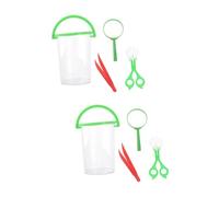 LIOOBO 2 Sets Insect Observation Barrel Explorer Kit for Bug Catching Encourages Curiosity Learning for Outdoor Adventures Science Education