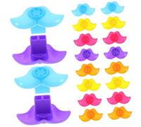 LIOOBO 20Pcs Cheering Whistles Fun Musical Noise Makers for Parties Sports Events Holiday Celebrations Lightweight Reusable Whistle